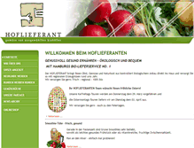 Tablet Screenshot of bio-hoflieferant.de